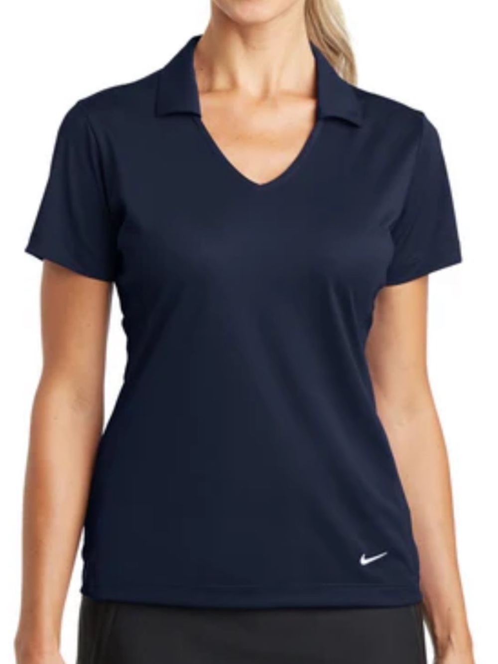 Nike Golf Women's Dri-FIT Vertical Mesh Polo Navy